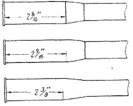 Рис. 24. Формы соединения камор со стволом