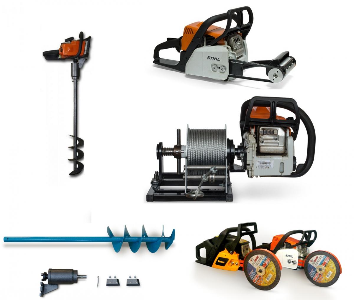 Насадка кородер на бензопилу STIHL MS 180 / STIHL MS 230 / STIHL MS 250 ножи 110 мм