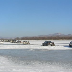 лов корюшки в поселке