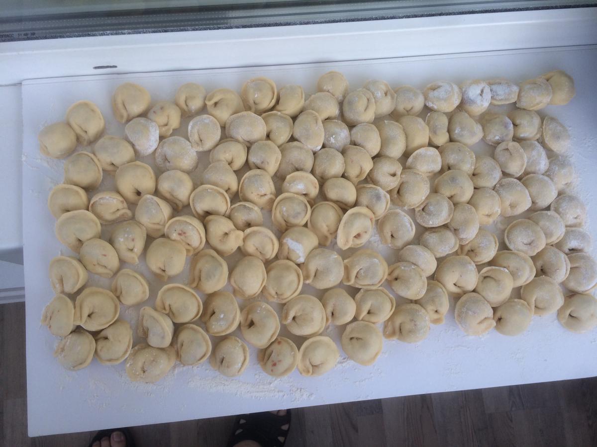 Пельмени из лося и кабана.